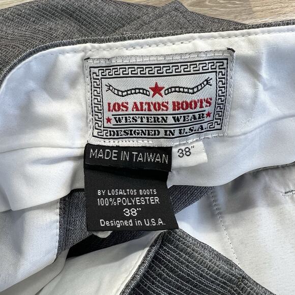 VTG Los Altos Boots NWT Men’s Pants Slacks Western Cowboy Size 36-38 X 31 -5S616 - Picture 12 of 12